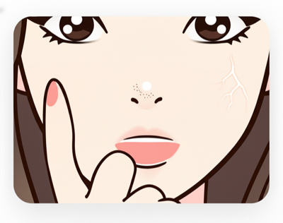 困り顔